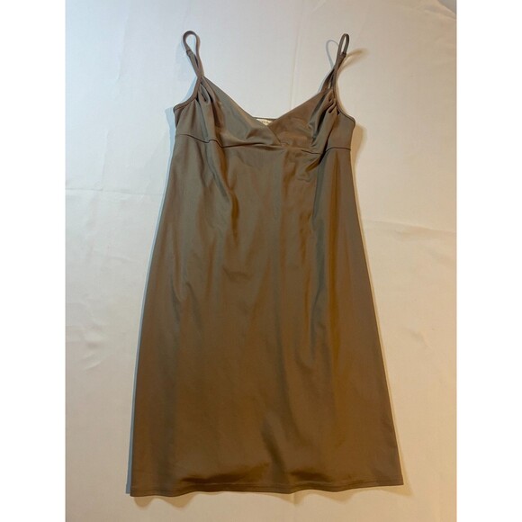 Victoria's Secret Womens Size Medium Brown Slip Dress Night Gown Sleeveless - Picture 1 of 4
